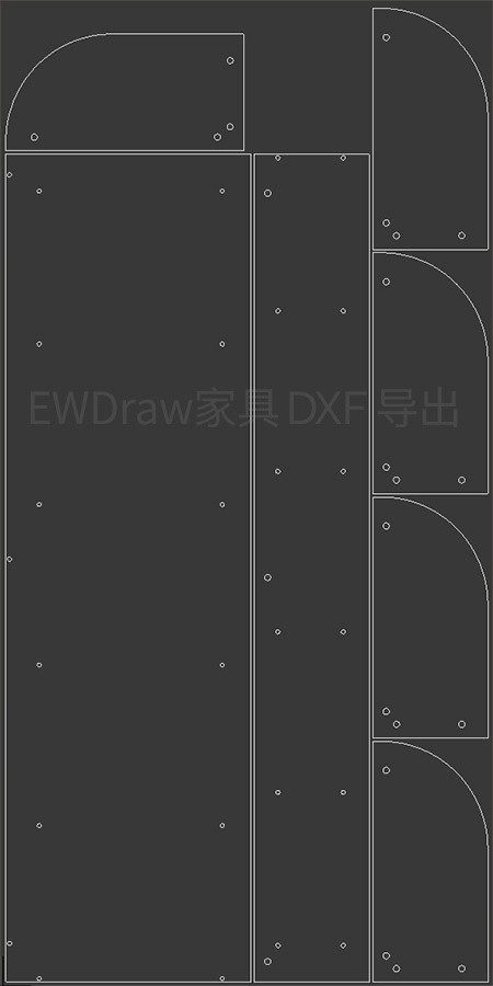 拆单排版dxf